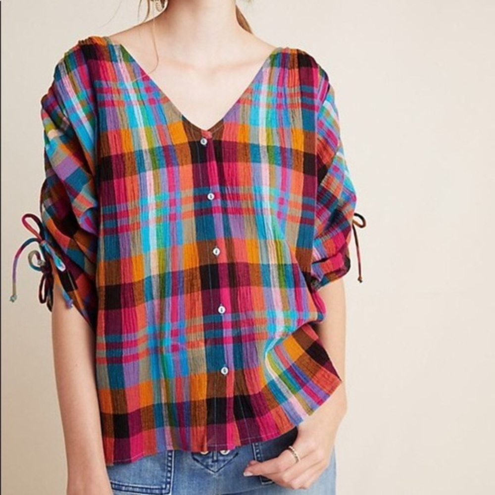 New Anthropologie Maeve Amelia Boho top SP
